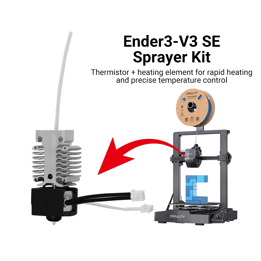 3D Printing Ender - Remplacement d'origine du dissipateur thermique Hotend,