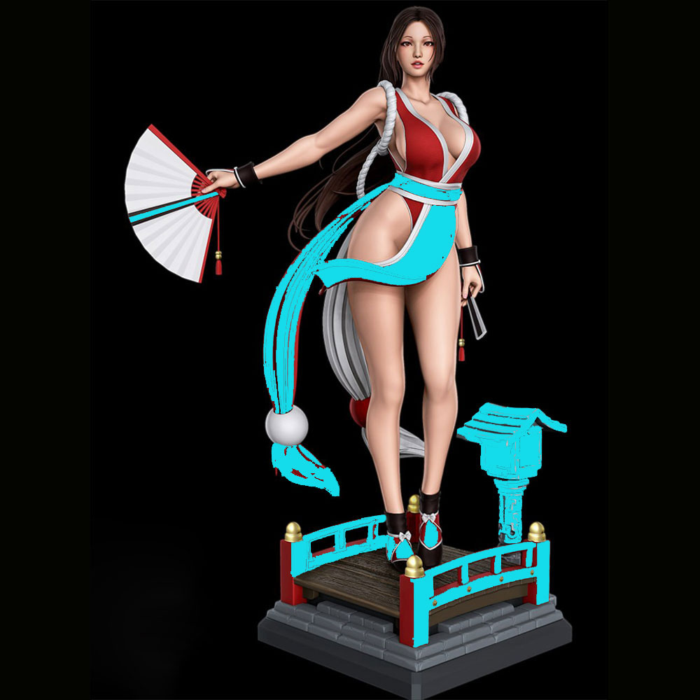 3D Printing Jobs - Statuette miniature en résine de fille