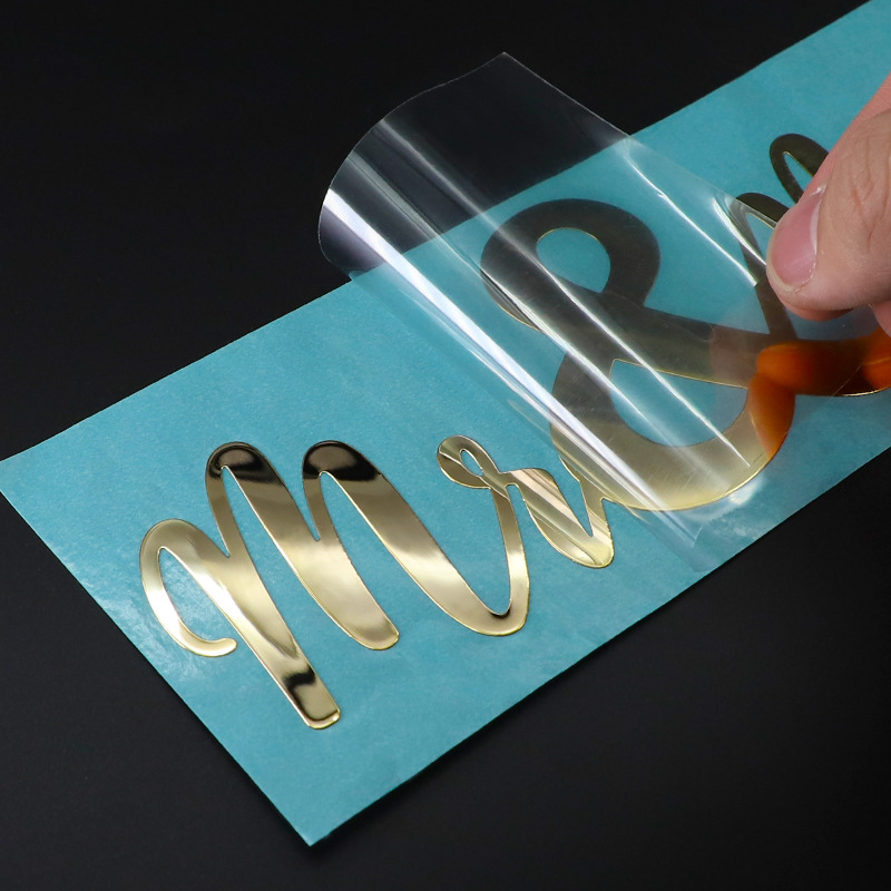 3D Printing Case - Autocollants de transfert 3D en métal