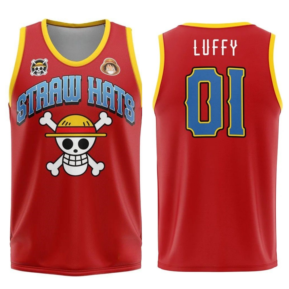 3D Printing One Piece - T-shirt sans manches imprimé 3D surdimensionné
