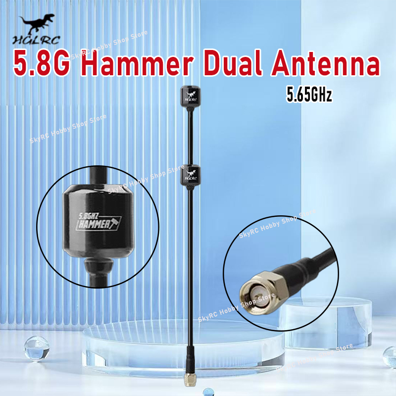 3D Printing Drone - HGLRC 5.8G Hammer Double Antenne 5.65GHz