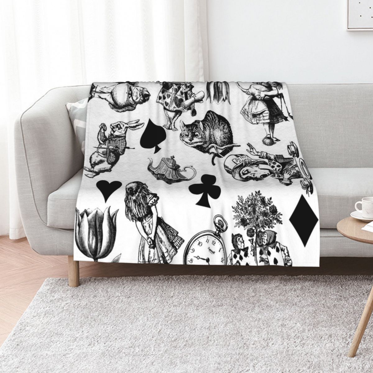 3D Printing Rabbit - Couverture décorative Alice au pays des