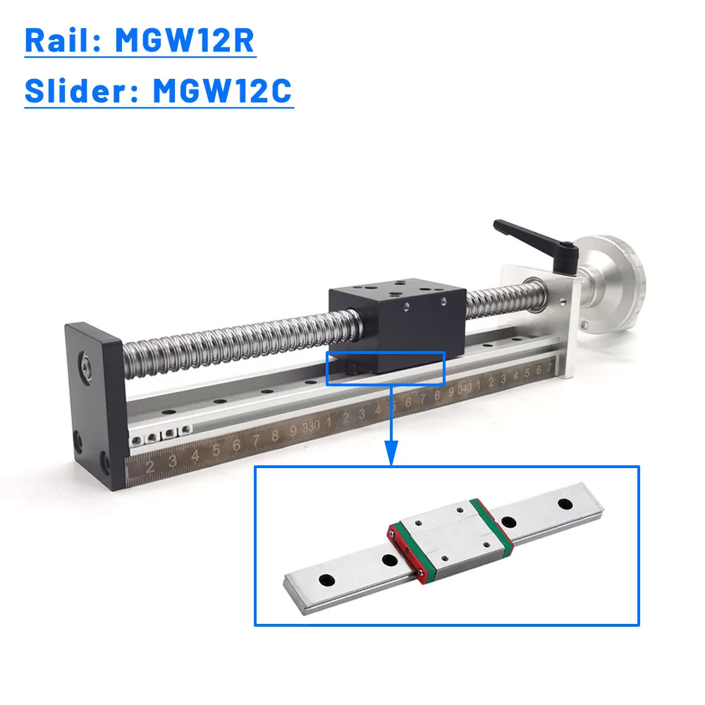 Linear Guide Rail - Table coulissante à commande manuelle CNC
