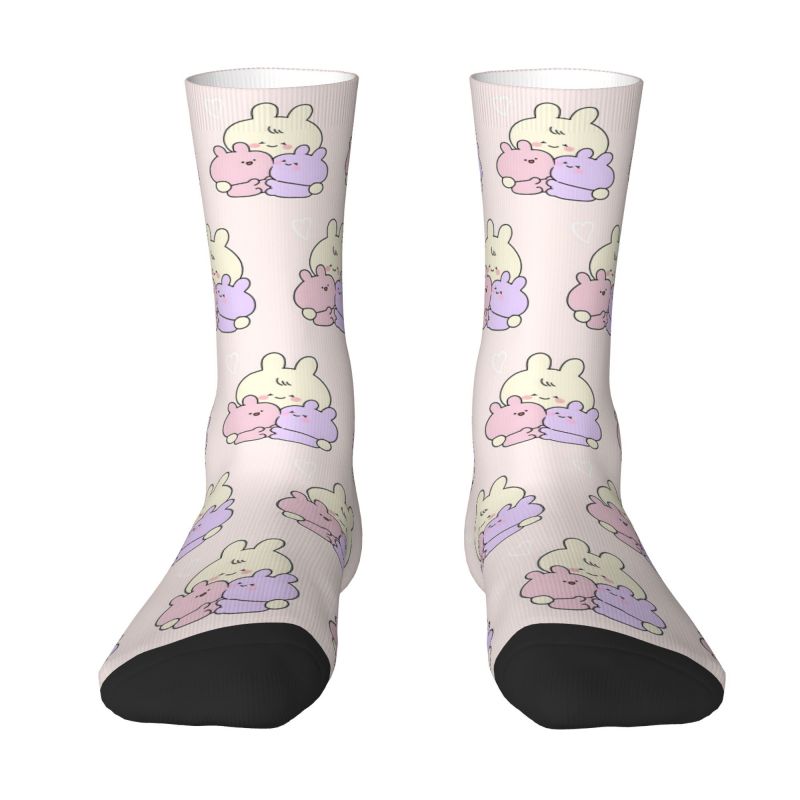 3D Printing Rabbit - Chaussettes Asamimichan personnalisées pour femmes et