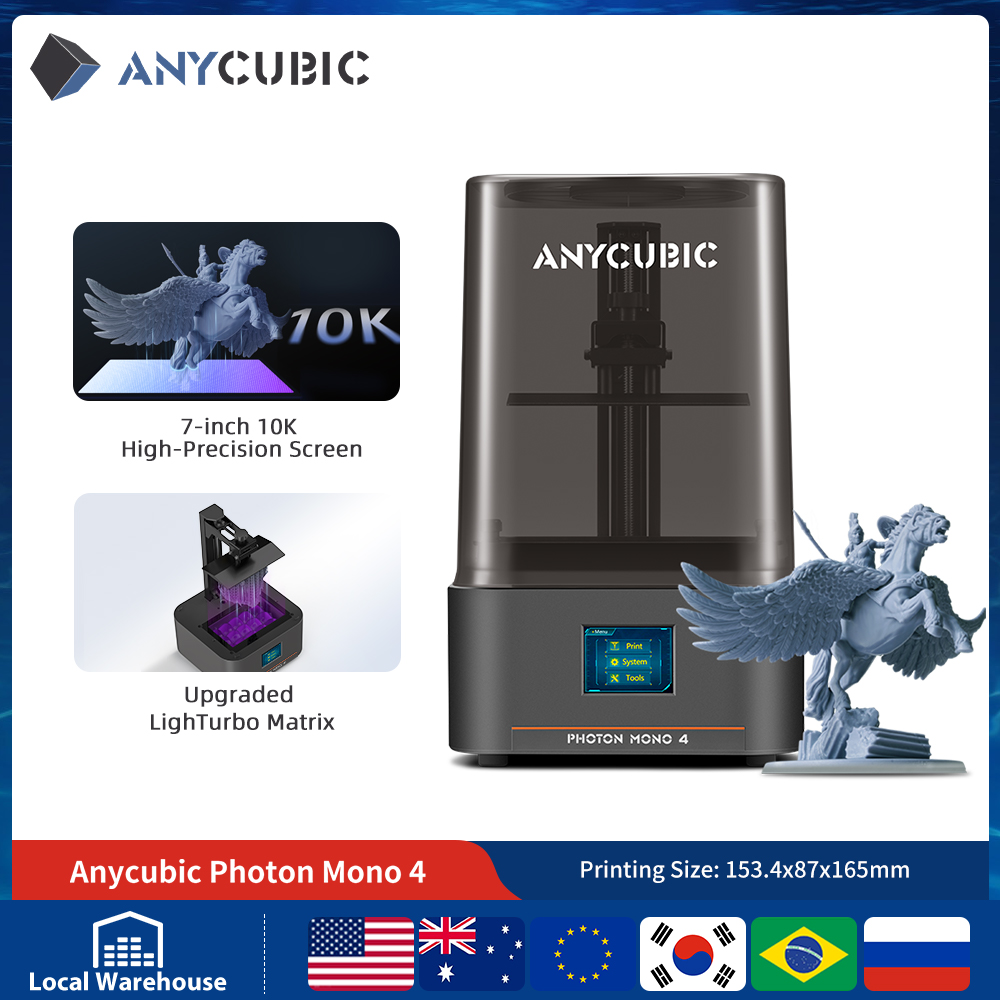3D Printing Uv Resin - Préval ANYCUBIC Photon Mono 4 AE