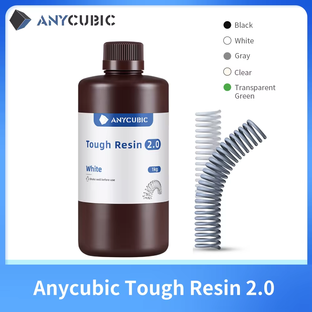 3D Printing Uv Resin - Anycubic-Résine Flexible Résistante pour Imprimante 3D,