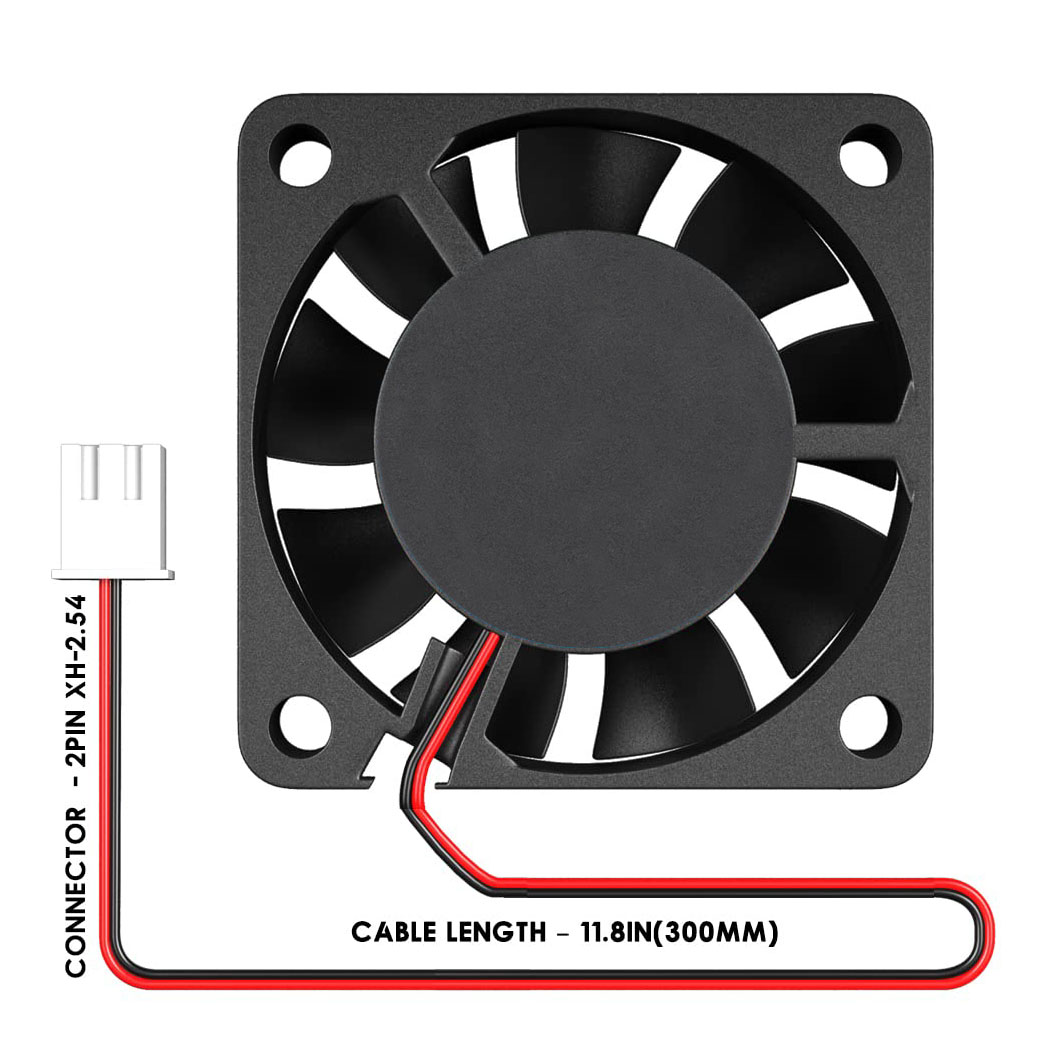 Cooling Fan 40Mm 3D - Refroidisseur de boîtier d'ordinateur 40MM DC