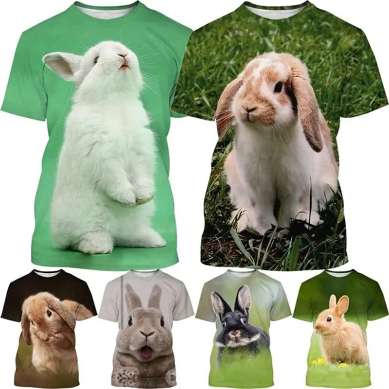 T-shirt manches courtes pour h - 3D Printing Rabbit avis et prix