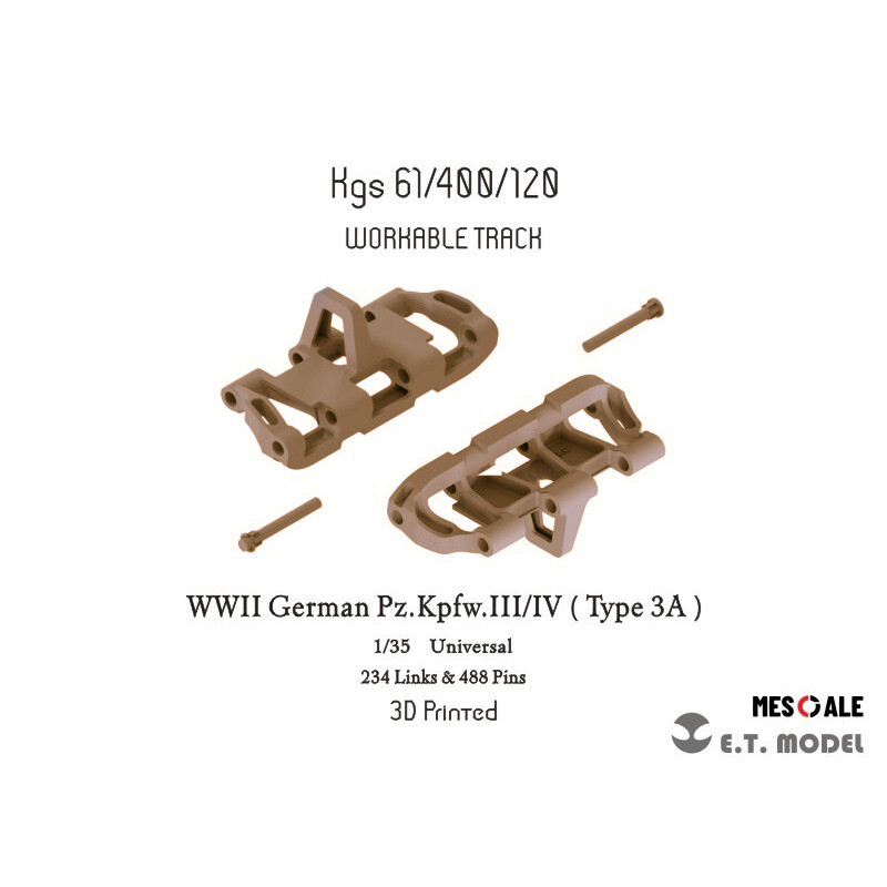 ET 1/35 P35-020 WWII German Pz - 3D Printing Jobs avis et prix