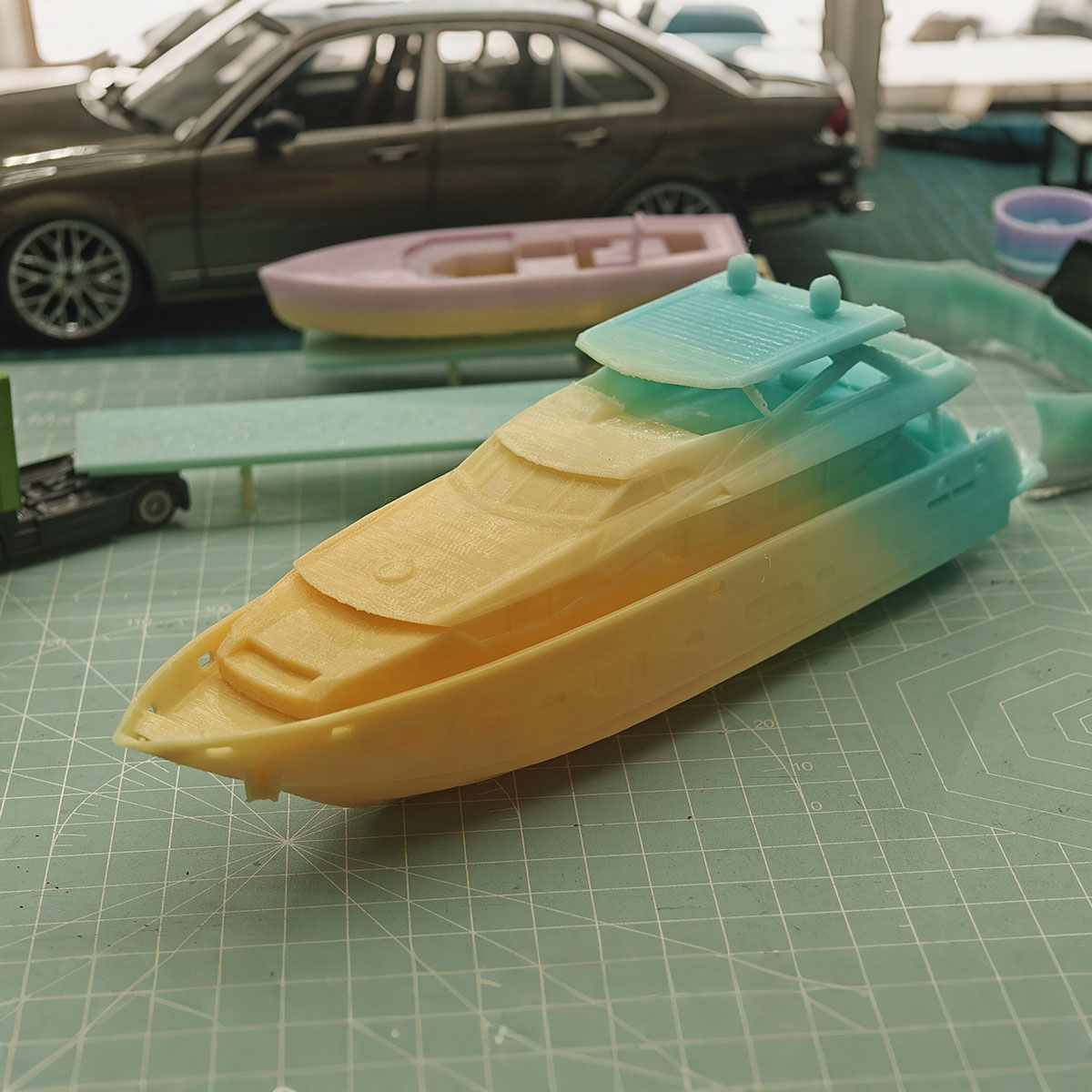 Modèle de Yacht de Luxe Miniat - 3D Printing One Piece avis et prix