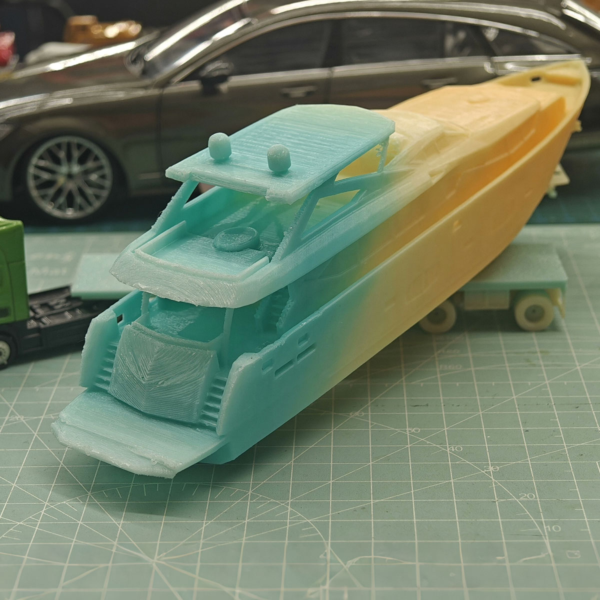 Modèle de Yacht de Luxe Miniat - 3D Printing One Piece avis et prix
