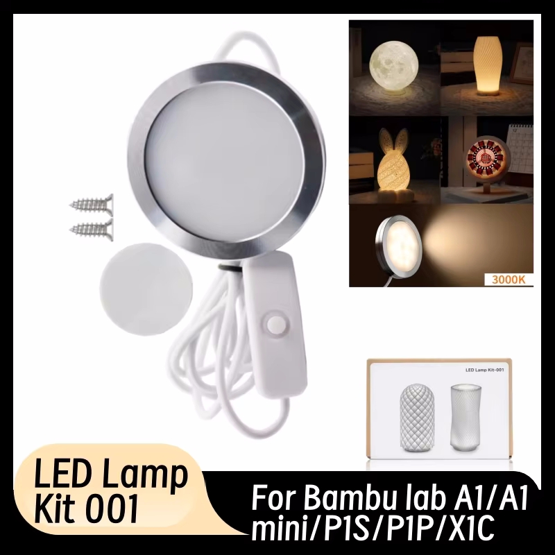 Lampe LED modèle d'imprimante  - 3D Printing Bambu Lab avis et prix