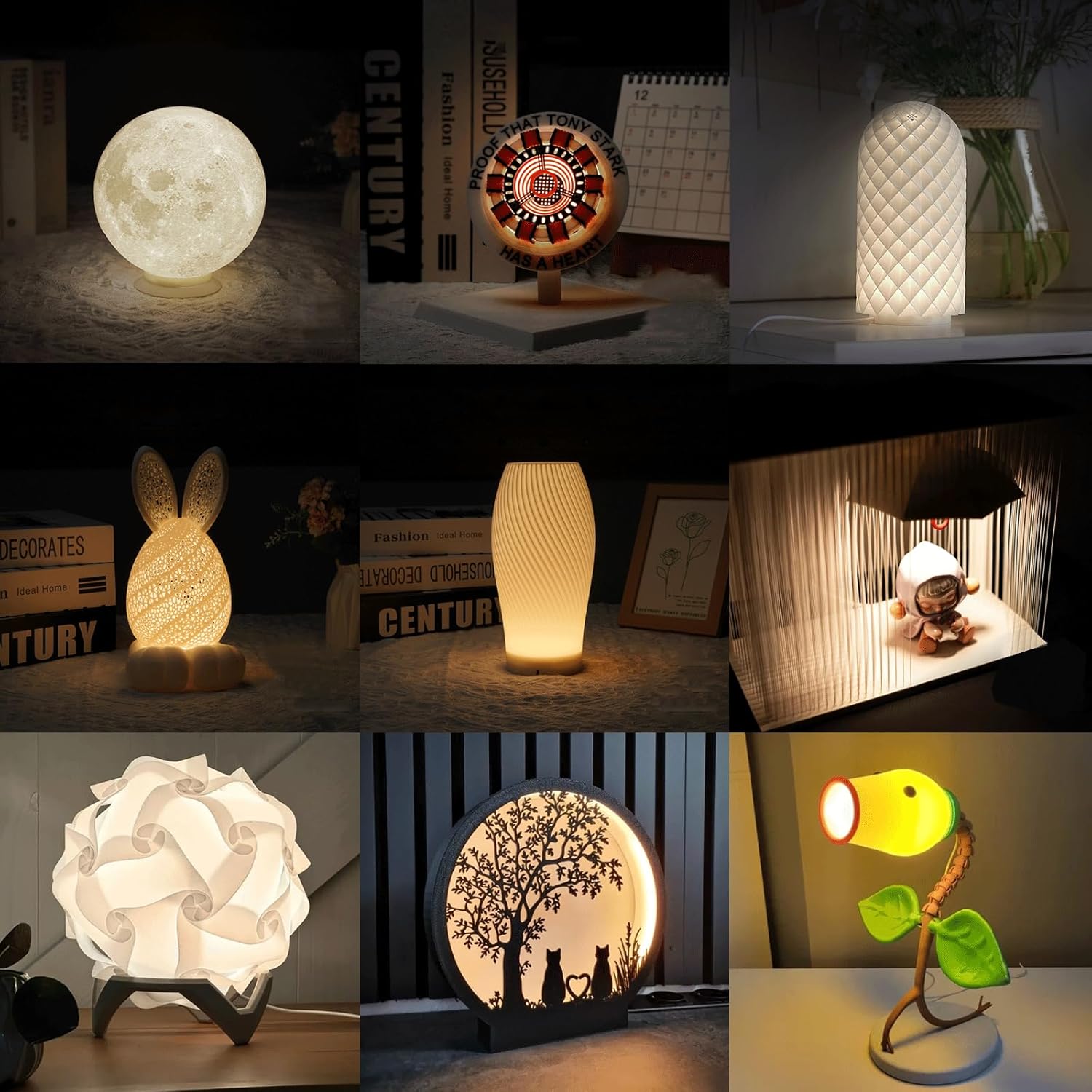 Lampe LED modèle d'imprimante  - 3D Printing Bambu Lab avis et prix