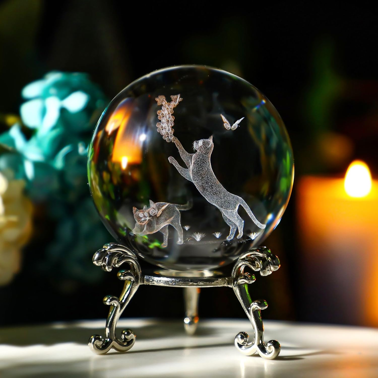 Boule de cristal de chat de 60 - 3D Printing Laser Cutting avis et prix