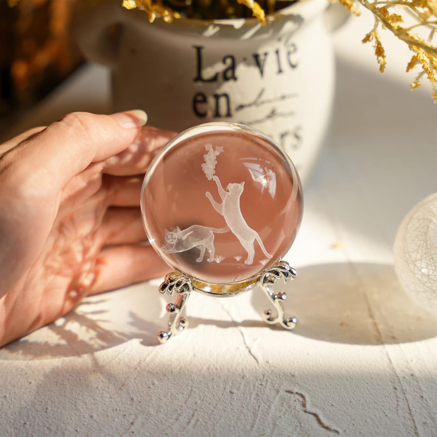 Boule de cristal de chat de 60 - 3D Printing Laser Cutting avis et prix