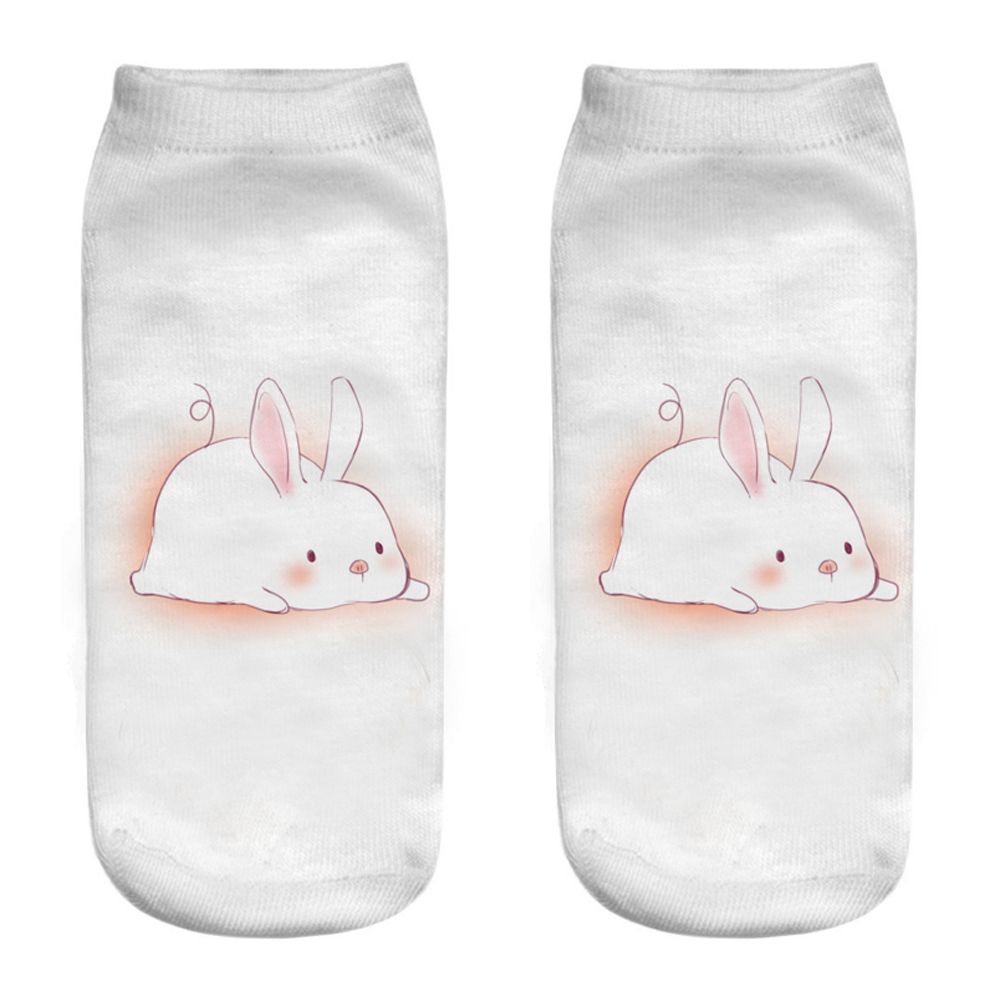 Chaussettes unisexes mignonnes - 3D Printing Rabbit avis et prix