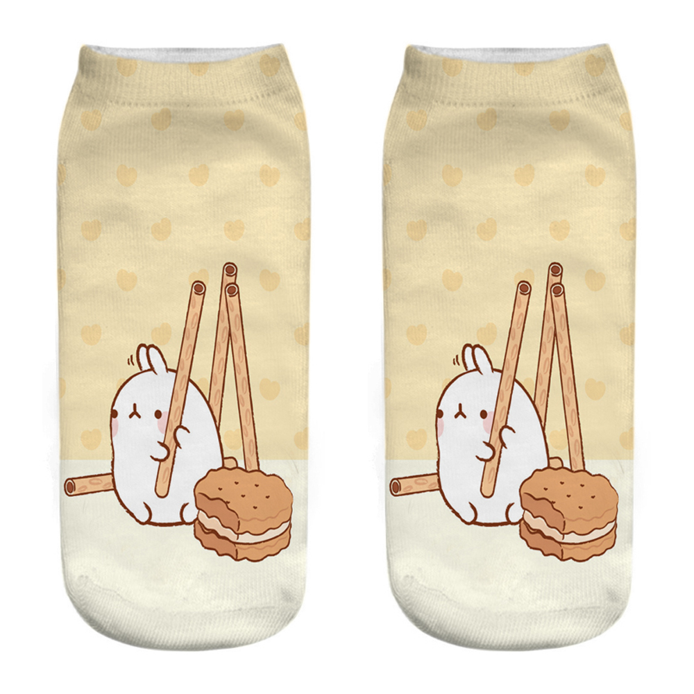 Chaussettes unisexes mignonnes - 3D Printing Rabbit avis et prix