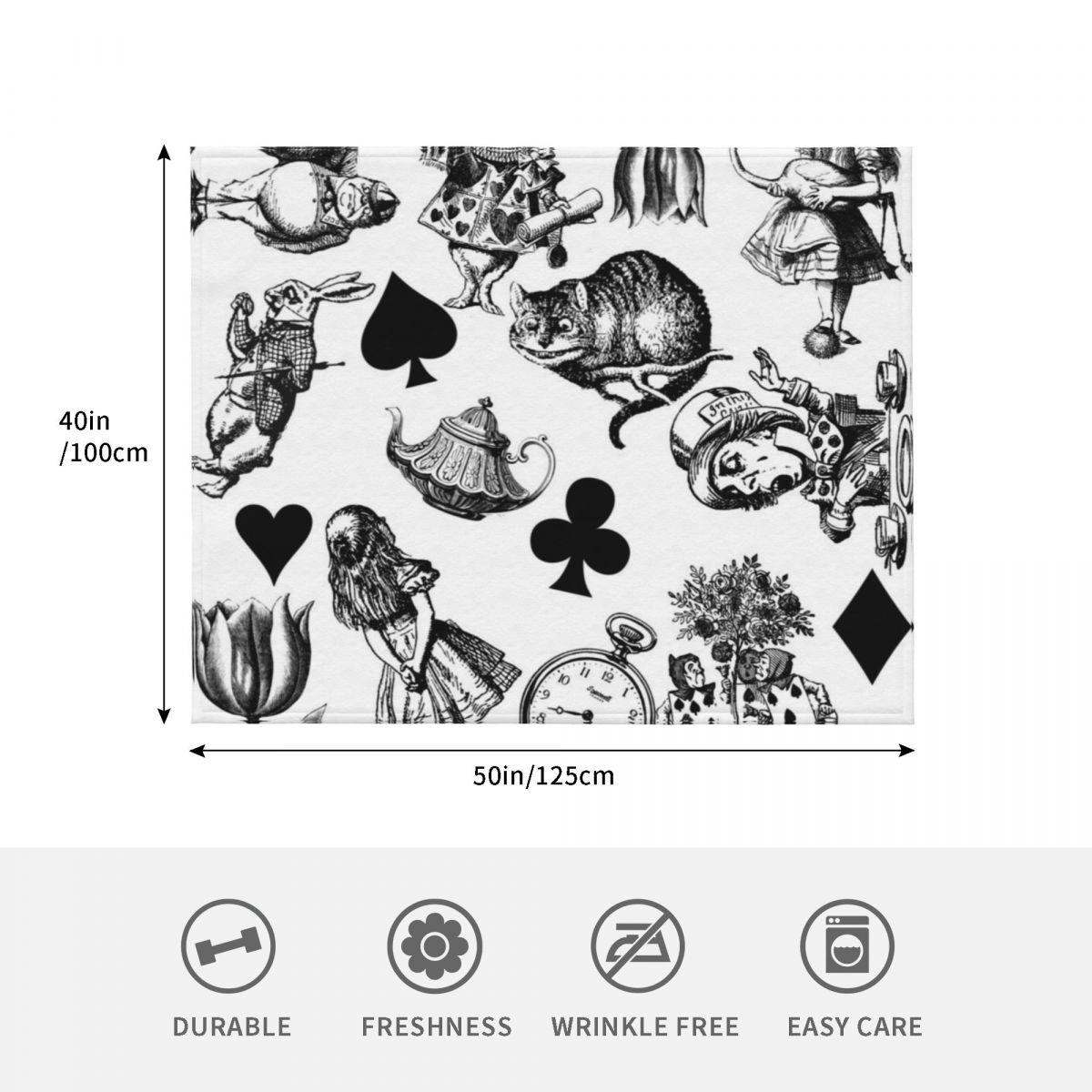 Couverture décorative Alice au - 3D Printing Rabbit avis et prix