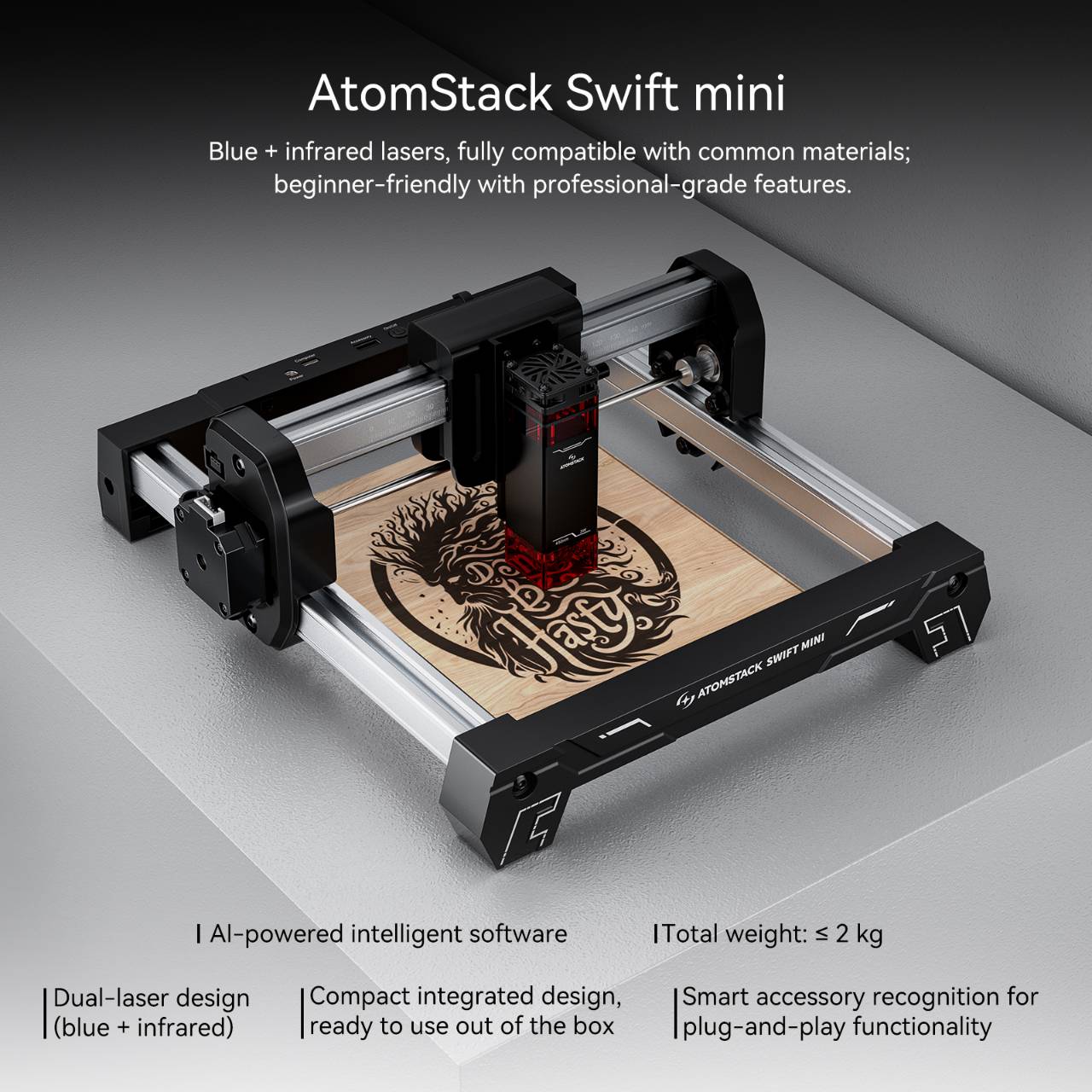 ATOMSTACK Swift Mini Graveur L - 3D Printing Laser Cutting avis et prix