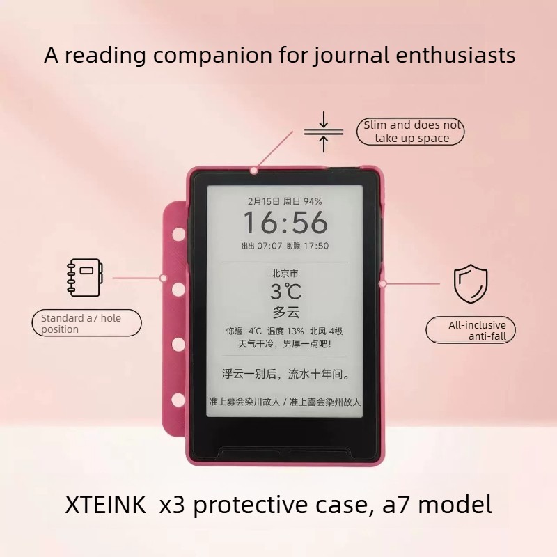 Pour XTEINK X3 Ink Reader A7,  - 3D Printing Case avis et prix