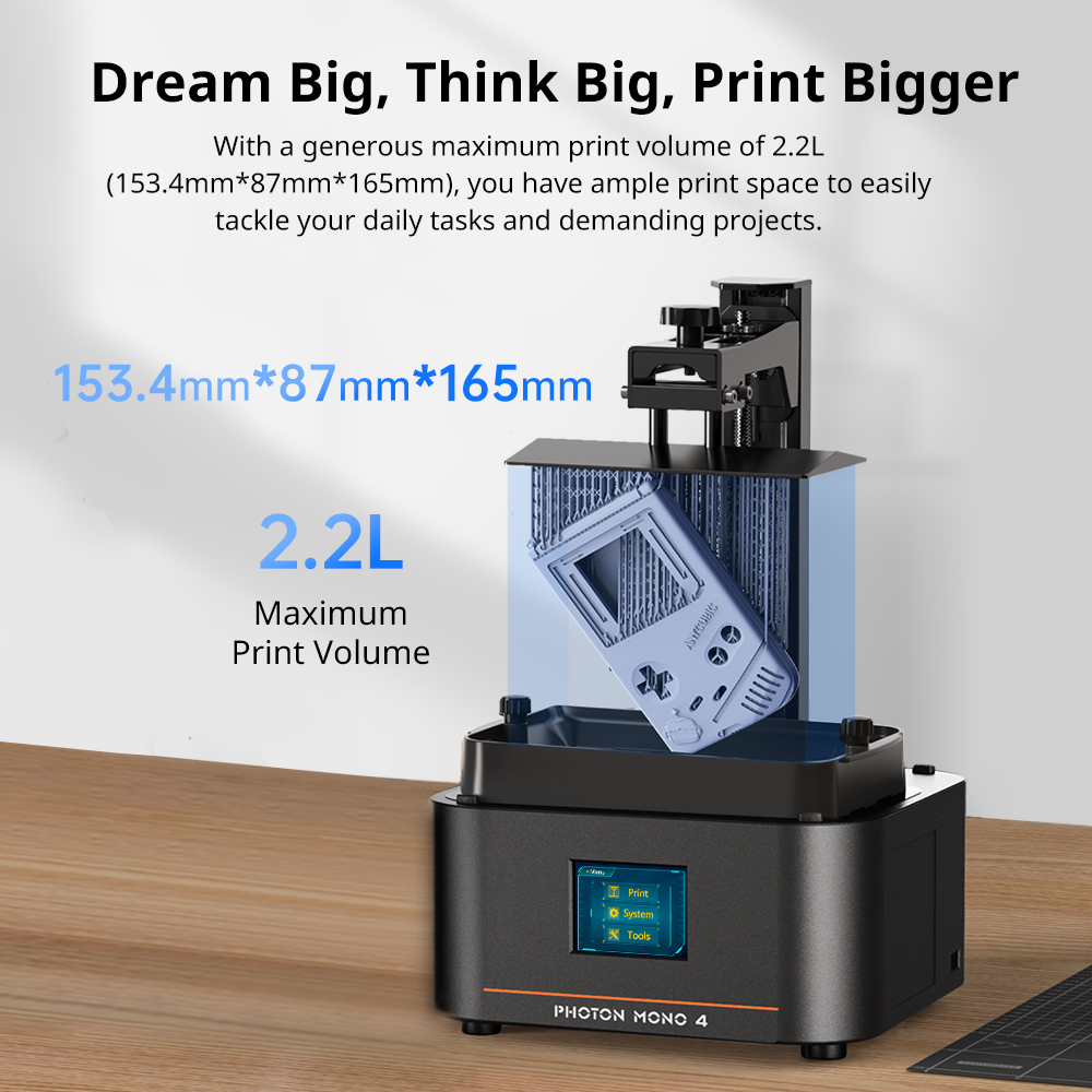 Préval ANYCUBIC Photon Mono 4  - 3D Printing Uv Resin avis et prix
