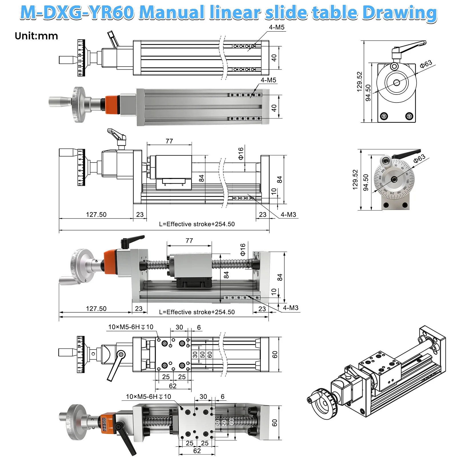 Table coulissante à guidage li - Linear Guide Rail avis et prix