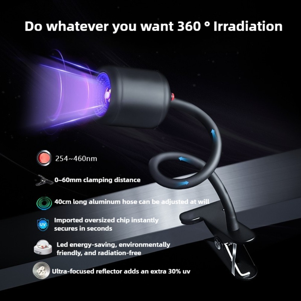 Lampe UV portable à pince 18W  - 3D Printing Uv Resin avis et prix