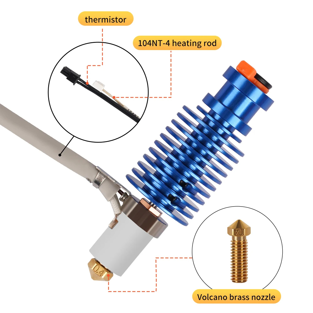 Kit Hotend Volcano 24V 60W pou - 3D Printing Ender avis et prix